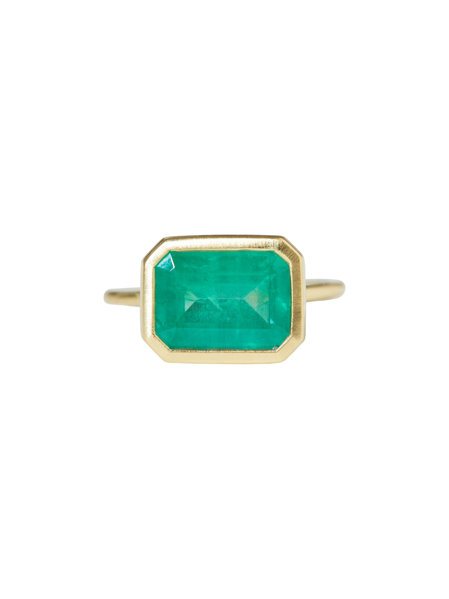 Art deco emerald ring 